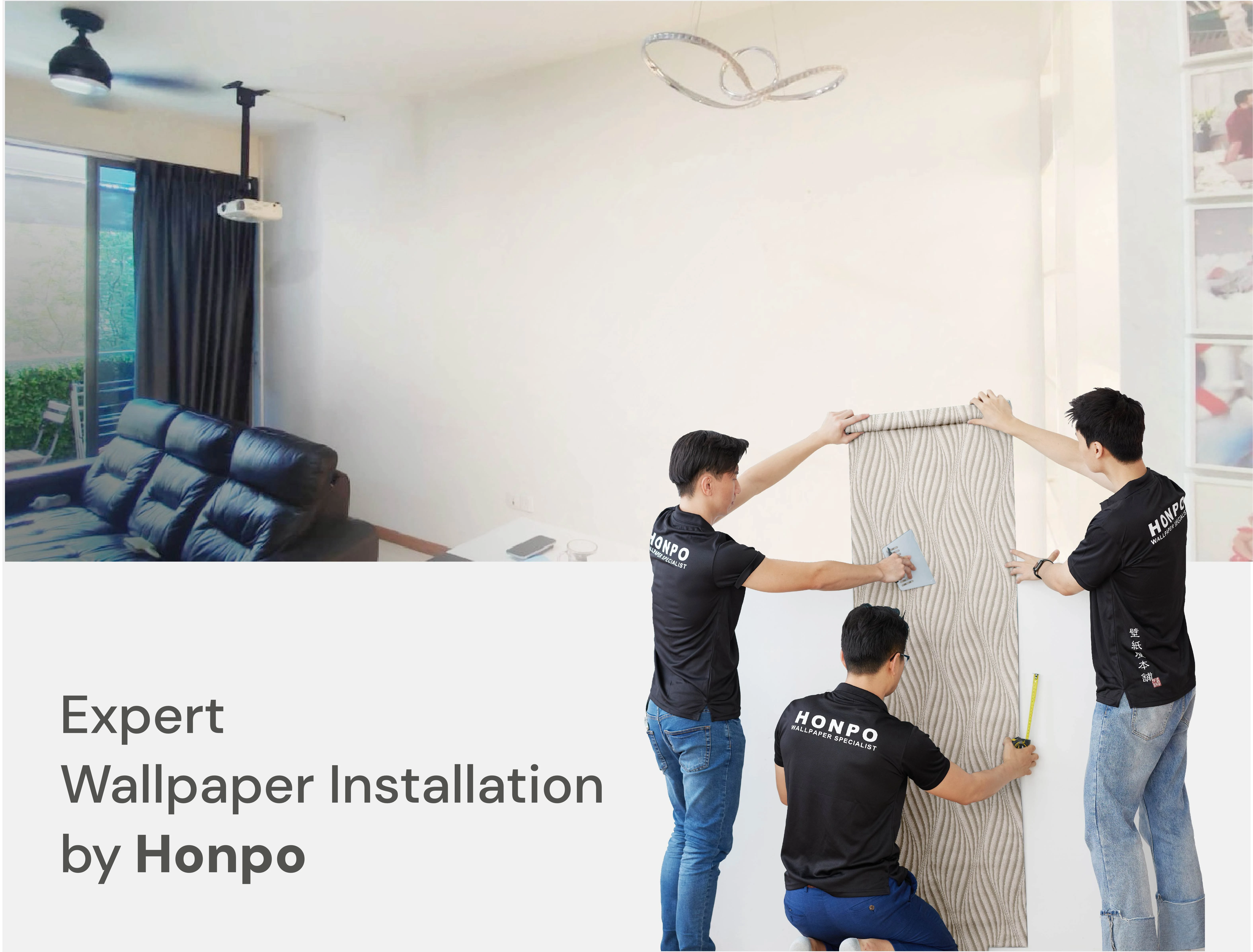 Expert Wallpaper Installation by Honpo